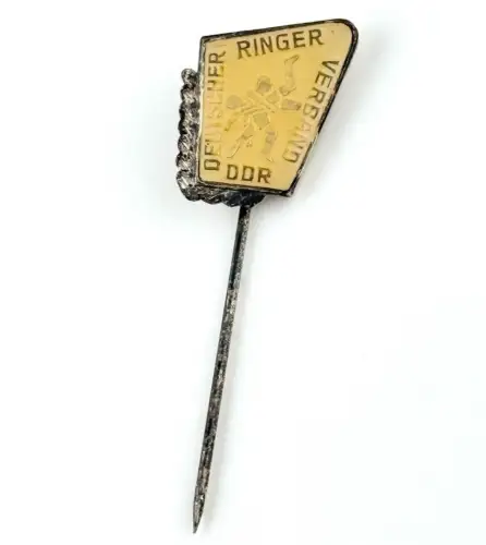 DDR DRV Ehrennadel in Silber Deutscher Ringer Verband