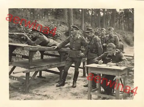 Deutsche Soldaten am Schießplatz Rinkau bei Bromberg Westpreussen