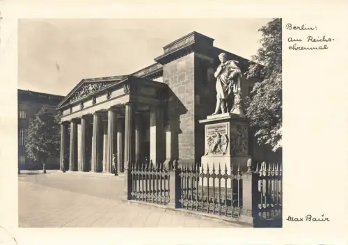 AK Berlin Reichsehrenmal Berlin 1941 gelaufen Postkarte