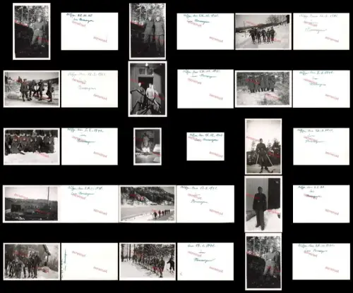 15x Fotos Leben deutscher Soldaten Besatzungstrupp in Norwegen
