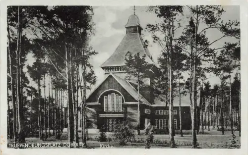 AK Dallgow-Döberitz Truppenübungsplatz Kirche Brandenburg Postkarte