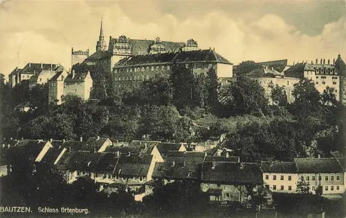 AK Bautzen Schloss Ortenburg Sachsen 1930 gelaufen Postkarte