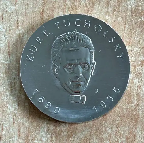 DDR 5 Mark 1990 Kurt Tucholsky Gedenkmünze