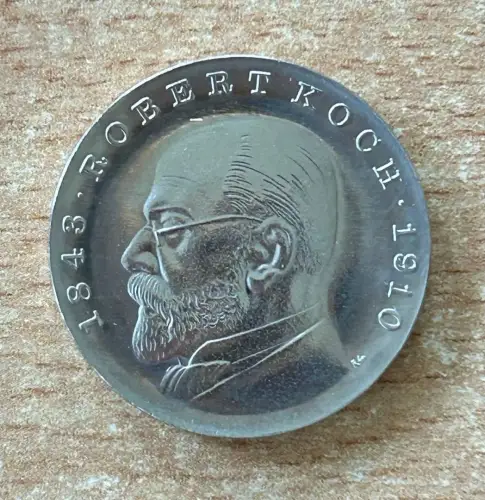 DDR Münze 5 Mark 1968 Robert Koch Gedenkmünze
