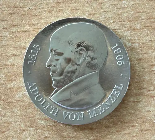 5 Mark DDR 1980 Adolf von Menzel Gedenkmünze