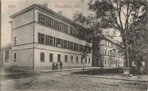 AK Jena Chriugische Klinik Thüringen gelaufen Postkarte