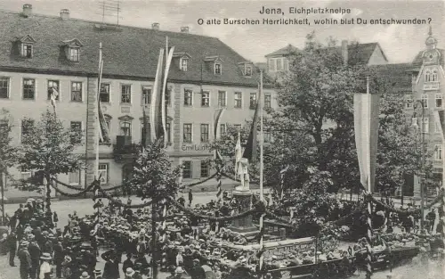 AK Jena Elchplatzkneipe Thüringen ungelaufen Postkarte