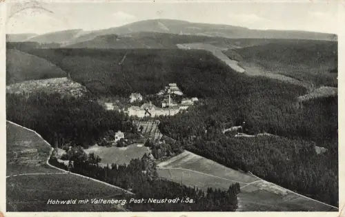 AK Neustadt Heilstätte Hohwald Valtenberg Sachsen 1935 gelaufen Postkarte