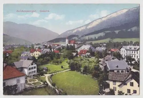 [Ansichtskarte] Salzkammergut. Goisern.

F.E. Brandt in Gmunden. Photochromiekarte No. 762 1906. 