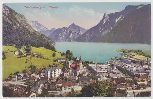 [Ansichtskarte] Salzkammergut. Ebensee.

F.E. Brandt in Gmunden. Photochromiekarte No. 107 1911. 