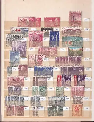 Australien (Commonw.) 1880-2010 Gestempelt (Posten)
