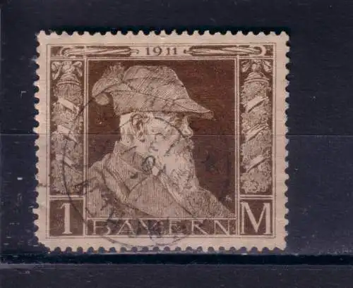 Altdeutschland Bayern 1911 Nr 86 II Zentraler Rund / Vollstempel