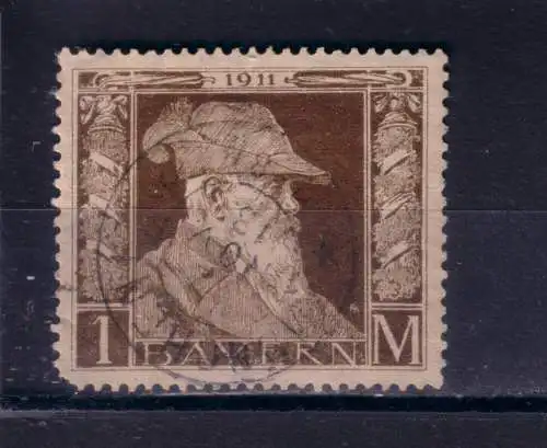 Altdeutschland Bayern 1911 Nr 86 II Zentraler Rund / Vollstempel