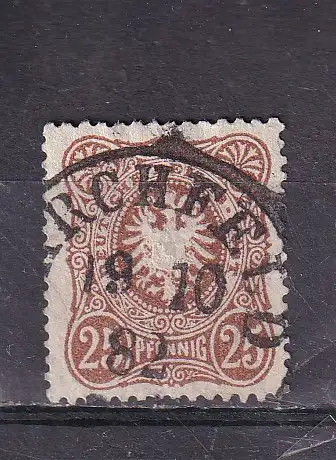 Deutsches Reich 1882 Nr 43 Zentraler Rund / Vollstempel