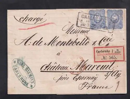 Deutsches Reich 1877 Nr 34 Brief