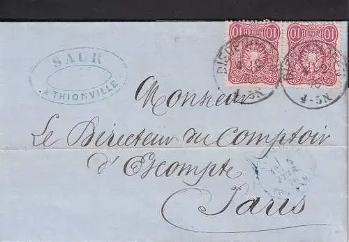 Deutsches Reich 1876 Nr 33 Brief