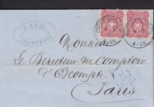 Deutsches Reich 1876 Nr 33 Brief