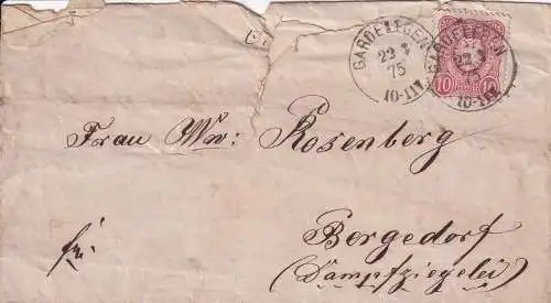 Deutsches Reich 1876 Nr 33 Brief