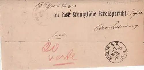 Deutsches Reich 1876 Nr 33 Brief