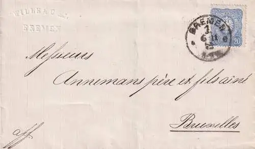 Deutsches Reich 1875 Nr 34 Brief