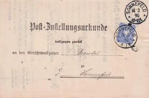 Deutsches Reich 1890 Nr 42c Brief