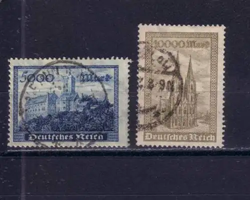 Deutsches Reich 1923 Nr 261-262 Gestempelt (Posten)