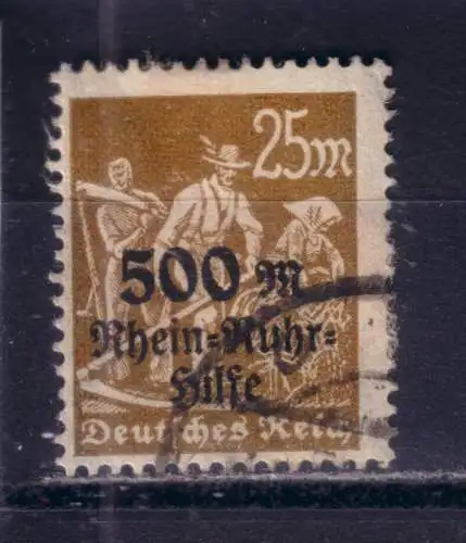 Deutsches Reich 1923 Nr 259 Gestempelt (Posten)