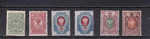Russland 1908 Nr 65-77 ex Postfrisch / **