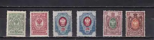 Russland 1908 Nr 65-77 ex Postfrisch / **