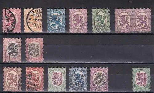 Finnland 1917-1927 Nr 70-132 Gestempelt (Posten)