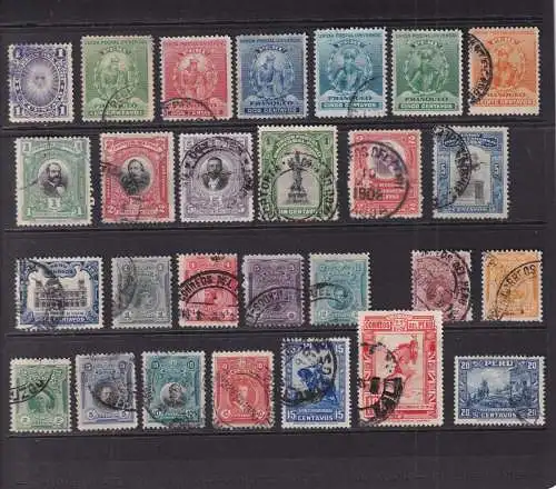 Peru 1886-1934 Gestempelt (Posten)