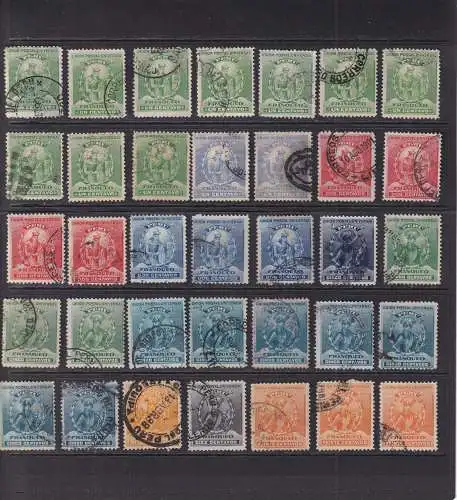 Peru 1890-1900 Gestempelt (Posten)