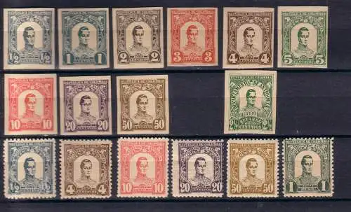 Kolumbien Lokalpostm. 1892-1960 Postfrisch / **