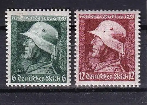 Deutsches Reich 1935 Nr 569-570 Postfrisch / **