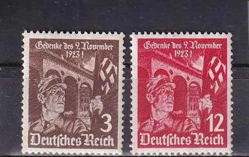Deutsches Reich 1935 Nr 598-599 Postfrisch / **