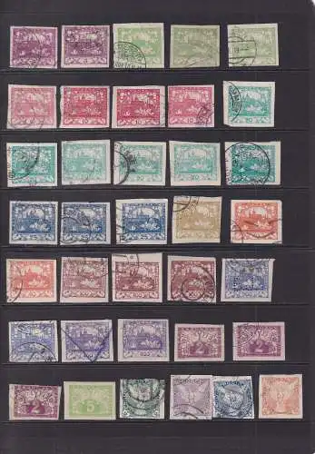 Tschechoslowakei 1918-1920 Nr 1-195 ex Gestempelt (Posten)