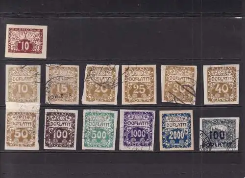 Tschechoslowakei 1918-1920 Nr 1-195 ex Gestempelt (Posten)