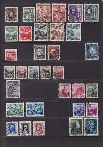 Slowakei 1939-1943 Nr 43-138 ex Gestempelt (Posten)