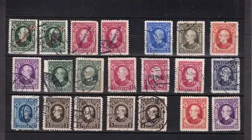 Slowakei 1939 Nr 24-42 ex Gestempelt (Posten)
