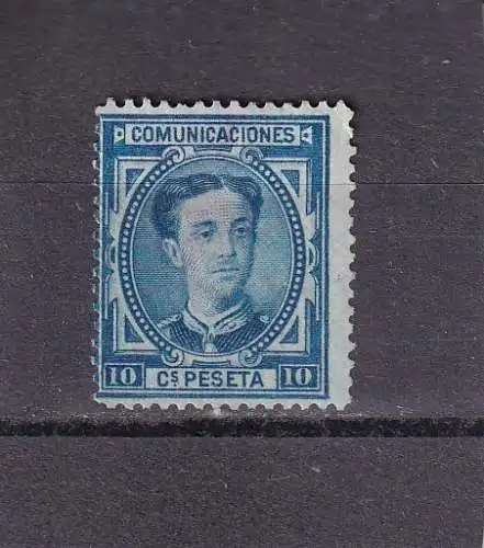 Spanien 1876 Nr 157 Ohne Gummierung (*)