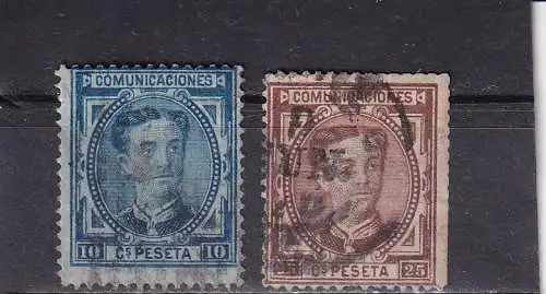 Spanien 1876 Nr 157 159 Ohne Gummierung (*)