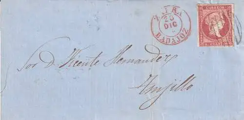 Spanien 1856 Nr 40 Brief