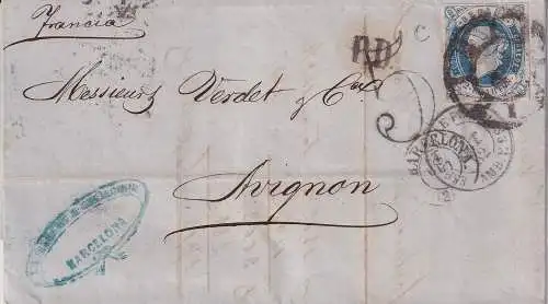 Spanien 1862 Nr 51 Brief