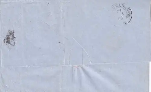 Spanien 1866 Nr 81 Brief