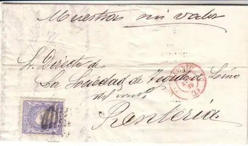 Spanien 1870 Nr 101 Brief