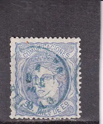 Spanien 1870 Nr 101 Gestempelt (Posten)