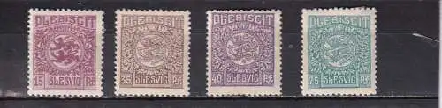Schleswig 1920 Nr 5-10 ex