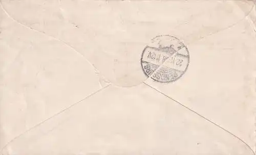 Südafrikan. Staaten Transvaal 1908 Brief
