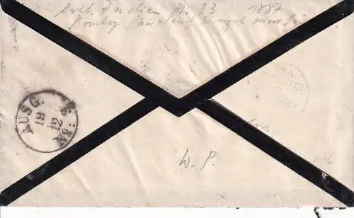 Indien 1887 Brief