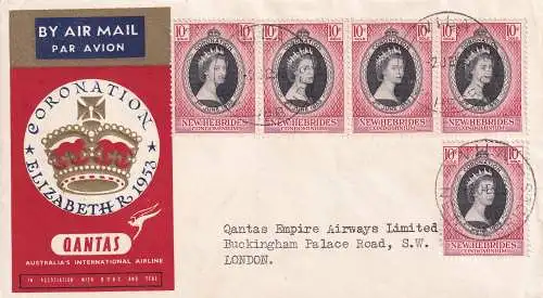 Neue Hebriden 1953 Brief